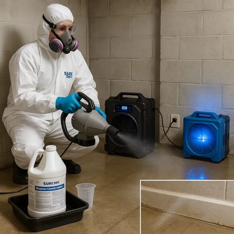 Sanitization and Odor Removal process in Saugus, MA