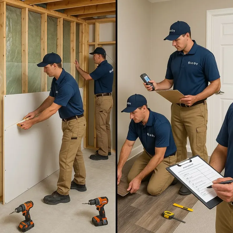 Repairs and Reconstruction process in Saugus, MA